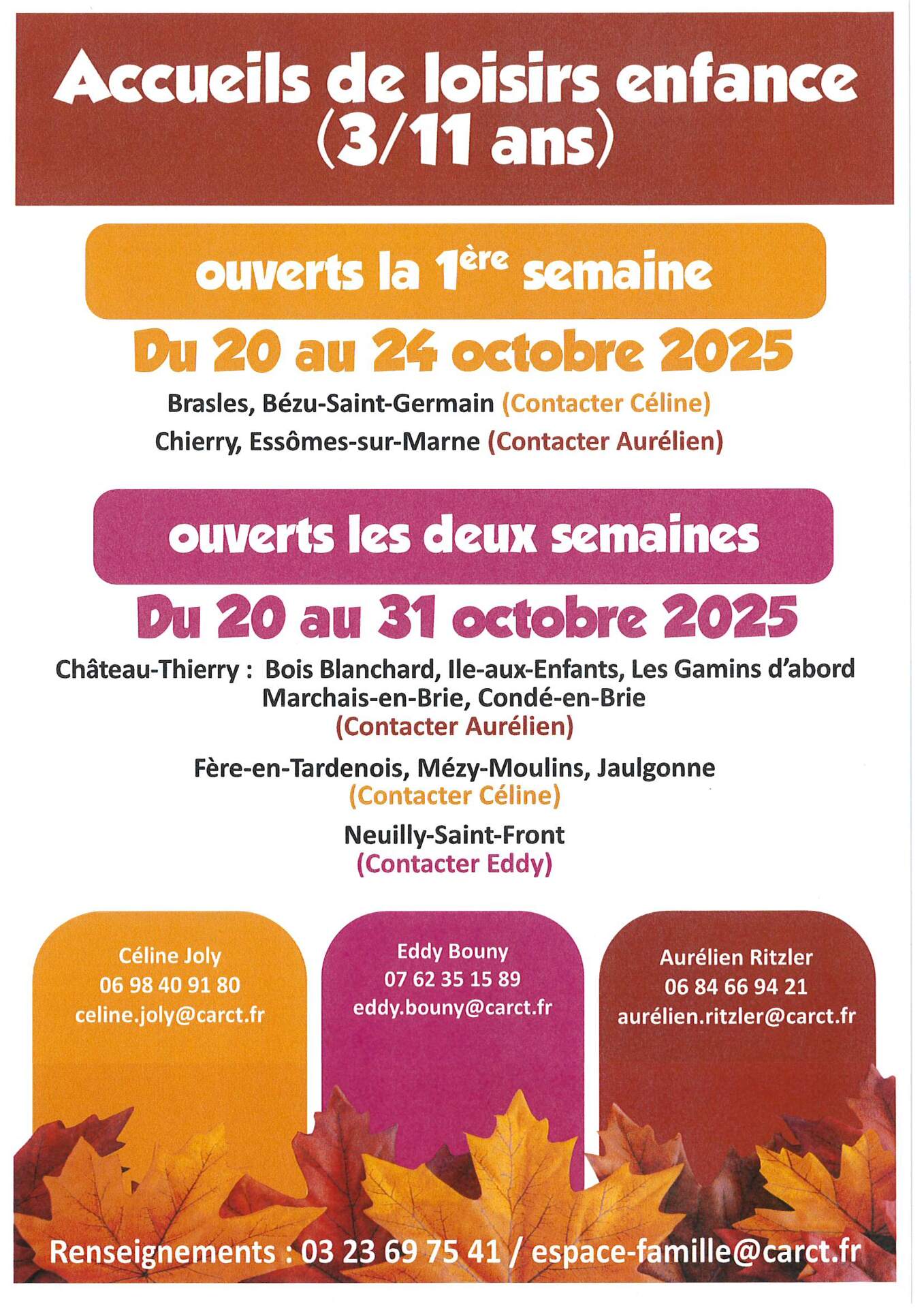 Accueils de Loisirs enfance