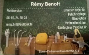 Rémy Benoit <br />
Multiservice <br />
06.86.24.20.28